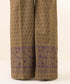 Unstitched Women's Embroidered Cotton Jacquard Brown Three Piece Suit